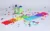 Set covorase ortopedice senzoriale tip puzzle Curcubeu