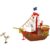 Set cu figurina si nava piratilor cu panza alba, Red Beard