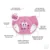 Set de 3 chilotei de antrenament la olita My Little Training Pants 2-3 ani Pink Dragon