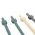 Set de 4 paie din silicon reutilizabile BabyJem Turcoaz