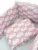 Set de aparatori pufoase h35 pat 120×60 cm DeLuxe Norisori zambareti roz
