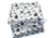 Set de aparatori pufoase h35 pat 140×70 cm DeLuxe Barcute pe alb