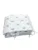 Set de aparatori pufoase h35 pat 140×70 cm DeLuxe Coronite gri pe alb