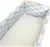 Set de aparatori pufoase h35 pat 140×70 cm DeLuxe Norisori pe albastru