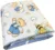 Set de aparatori pufoase h35 pat 140×70 cm DeLuxe Ursi cu albine pe albastru