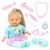 Set de doctor cu papusa cu corp moale Bayer 27 cm