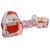 Set de joaca Cort cu tunel pentru copii King Sport, Rosu