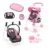 Set de joaca carucior papusi scoica auto si accesorii Bayer 21560AC