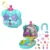 Set de joaca cu 2 papusi si 14 accesorii, Polly Pocket, Doggy Birthday, HKV30