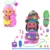 Set de joaca cu 2 papusi si accesorii in gentuta, Polly Pocket, Momma Monkey & Baby, HWP04