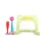Set de joaca pentru copii Nichiduta Garden Sunny Days Green 2 in 1 cu poarta de fotbal, margini rotunjite, 50 x 52 x 34 cm