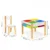 Set de masa cu doua scaune pentru copii Ecotoys XKF002