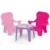Set de masa cu scaune Unicorn