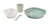 Set de masa din silicon Beaba 4 piese Sage Green