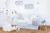 Set de pat pentru bebelusi Smile 10 piese + perna norisor cadou