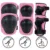 Set de protectie pentru copii Kidwell Trix Pink cotiere si genunchiere, marimea S