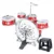 Set de tobe Jazz, Eccho, Rosu