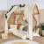 Set decoratiuni cu Baldachine, ghirlanda, perna decorativa si stickere, Muselina, Little Amy, Verde
