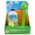 Set dispozitiv baloane de sapun si solutie, Fru Blu, Dino Bubble Catcher, 400 ml