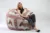 Set fotoliu Pufrelax king size perna decorativa henny umplut cu fulgi de burete memory mix