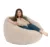 Set fotoliu puf king size perna decorativa beige umplut cu fulgi de burete memory mix