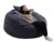 Set fotoliu puf king size xl perna decorativa dusty blue umplut cu fulgi de burete memory mix