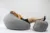 Set fotoliu puf matusalem otoman moon grey umplut cu fulgi de burete memory mix