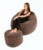 Set fotoliu puf pentru copii 5-16 ani matusalemotoman brown muffin umplut cu fulgi de burete memory mix