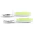 Set furculita si lingurita Munchkin pentru copii Raise 12L+ light green