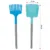 Set grebla si lopata pentru copii Pilsan 61cm,utilizare in gradina sau joaca cu nisip Blue