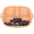 Set hranire bebe din silicon 1 farfurie compartimentata cu ventuza, 2 lingurite marimi diferite fara BPA roz somon KidsCare