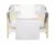 Set lenjerie 5piese pentru patut 80x50cm KikkaBoo Mini cot Seally Me