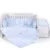 Set lenjerie de pat Lorelli Ranforce blue, 5 articole