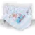 Set lenjerie de pat Lorelli, cu 7 piese din bumbac ranforce, Lily, Adventure Blue
