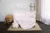 Set lenjerie de pat Lorelli, cu 7 piese din bumbac ranforce, Lily, Beige Bunnies