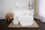 Set lenjerie de pat Lorelli, cu 7 piese din bumbac ranforce, Lily, Grey Ballons