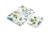 Set lenjerie de pat bumbac cu 2 piese 100×135 cm40x60 cm Sensillo Botanic