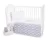 Set lenjerie de pat cu broderie Kikka Color Little Angel Clouds, 5 articole