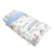 Set lenjerie de pat single din bumbac, Trenuri, Little Amy, 100×135 cm