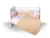 Set lenjerie pat 15 piese Jersey cu broderie Za Za Latte