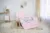 Set lenjerie pat 4 piese bumbac ranforce Butterflies Pink