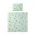 Set lenjerie pat 5 piese bumbac ranforce Eva Friends Green