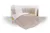 Set lenjerie pat 7 piese Lily bumbac ranforce Crowns Latte