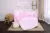 Set lenjerie pat 7 piese Lily bumbac ranforce Pink Moons  Stars