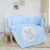 Set lenjerie pat 8 piese 70×140 cm bumbac ranforce Little Bear Blue