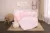 Set lenjerie pat 8 piese 70×140 cm bumbac ranforce Pink Moon  Stars