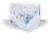 Set lenjerie pat bumbac ranforce 7 piese Lili Adventure Blue