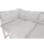 Set lenjerie patut 5 piese MimiNu 120×60 cm Royal Grey