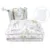 Set lenjerie patut 5 piese MimiNu cu pilota si perna din bumbac pentru patut 120×60 cm Sweet deer pink