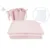Set lenjerie patut cu 6 piese MimiNu cu volanase pilota si perna cu doua aparatori laterale bumbac 120×60 cm Colectia Roya Powder Pink